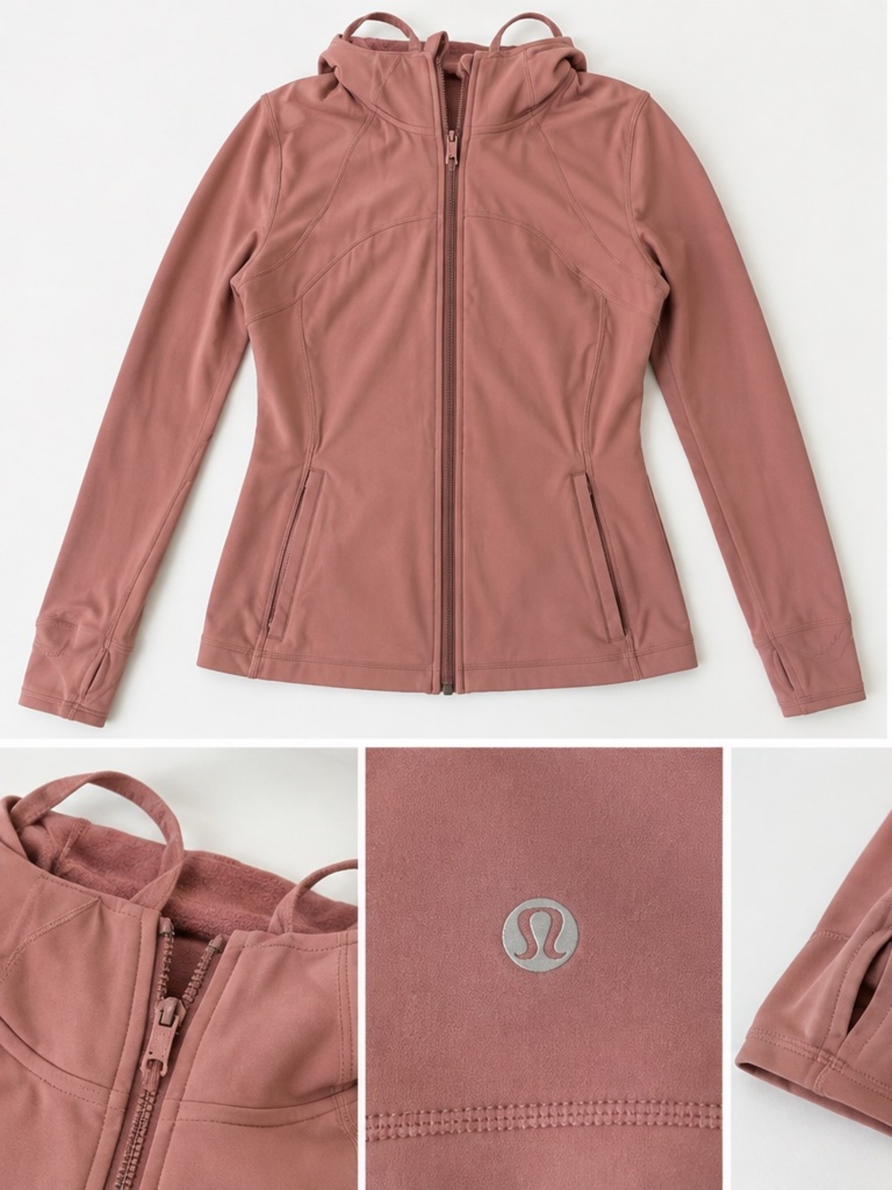 lululemon athletica Dusty Rose Full-Zip Utility Jacket